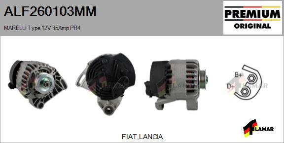 FLAMAR ALF260103MM - Alternator autospares.lv