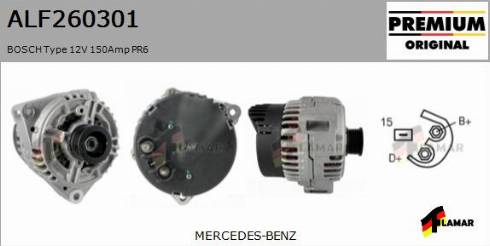 FLAMAR ALF260301
 - Alternator autospares.lv