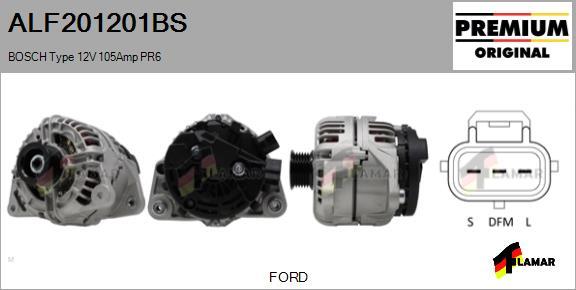 FLAMAR ALF201201BS - Alternator autospares.lv