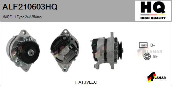 FLAMAR ALF210603HQ - Alternator autospares.lv