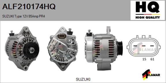 FLAMAR ALF210174HQ - Alternator autospares.lv