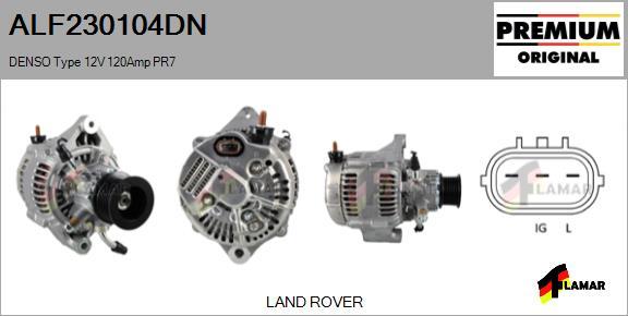 FLAMAR ALF230104DN - Alternator autospares.lv