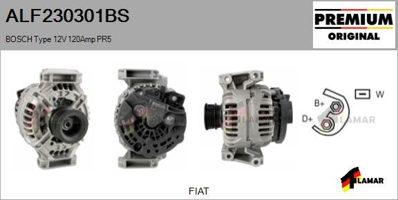 FLAMAR ALF230301BS - Alternator autospares.lv