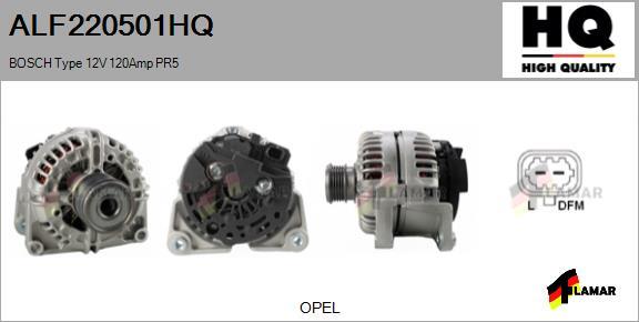 FLAMAR ALF220501HQ - Alternator autospares.lv