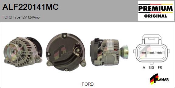 FLAMAR ALF220141MC - Alternator autospares.lv