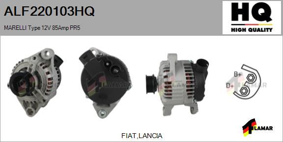 FLAMAR ALF220103HQ - Alternator autospares.lv