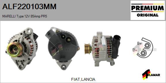 FLAMAR ALF220103MM - Alternator autospares.lv