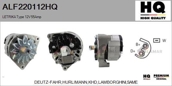 FLAMAR ALF220112HQ - Alternator autospares.lv