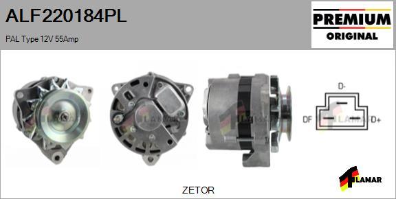 FLAMAR ALF220184PL - Alternator autospares.lv