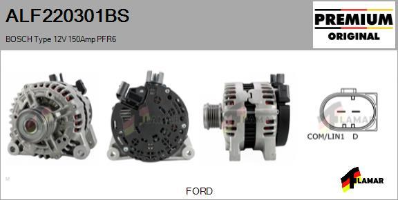 FLAMAR ALF220301BS - Alternator autospares.lv