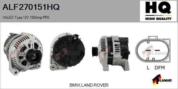 FLAMAR ALF270151HQ - Alternator autospares.lv