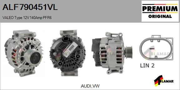 FLAMAR ALF790451VL - Alternator autospares.lv