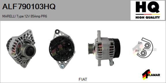 FLAMAR ALF790103HQ - Alternator autospares.lv