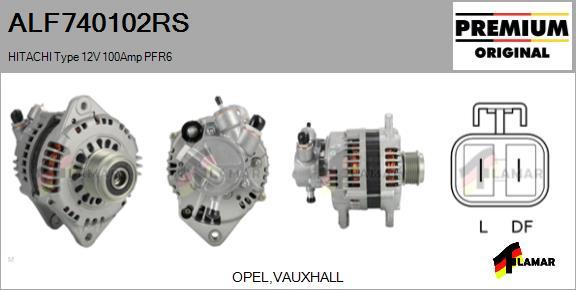 FLAMAR ALF740102RS - Alternator autospares.lv