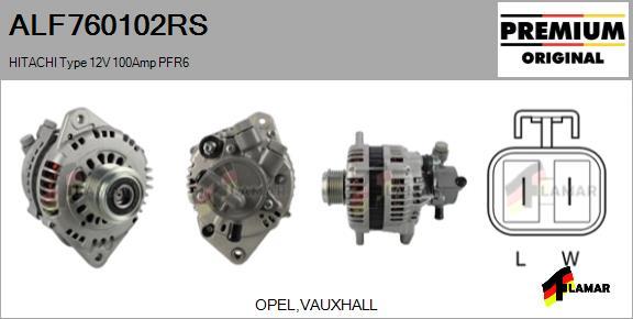 FLAMAR ALF760102RS - Alternator autospares.lv