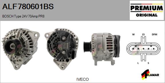 FLAMAR ALF780601BS - Alternator autospares.lv