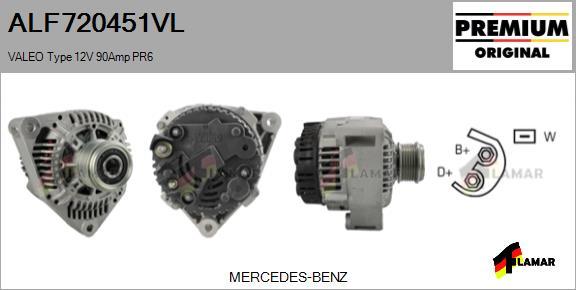 FLAMAR ALF720451VL - Alternator autospares.lv