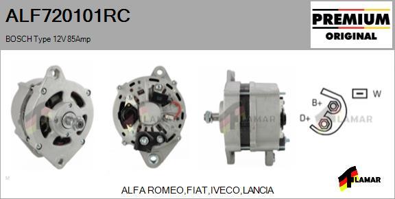 FLAMAR ALF720101RC - Alternator autospares.lv