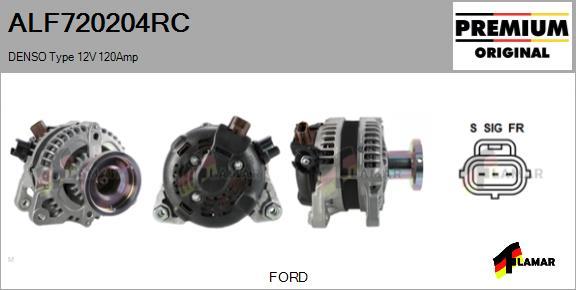 FLAMAR ALF720204RC - Alternator autospares.lv