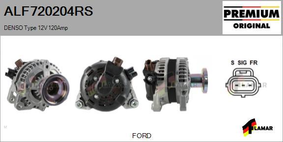 FLAMAR ALF720204RS - Alternator autospares.lv