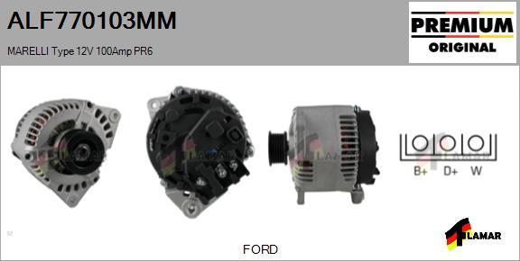 FLAMAR ALF770103MM - Alternator autospares.lv