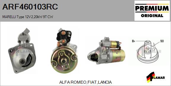 FLAMAR ARF460103RC - Starter autospares.lv