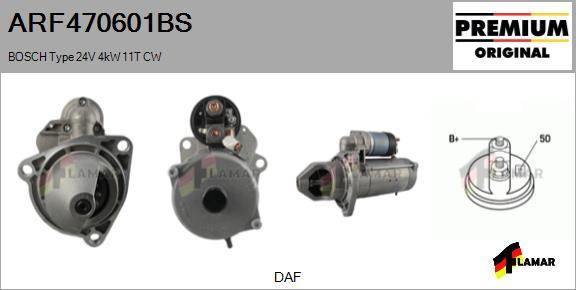 FLAMAR ARF470601BS - Starter autospares.lv