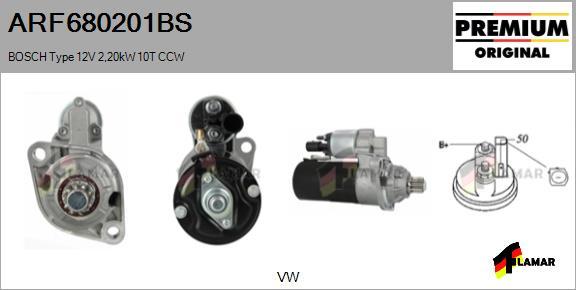 FLAMAR ARF680201BS - Starter autospares.lv