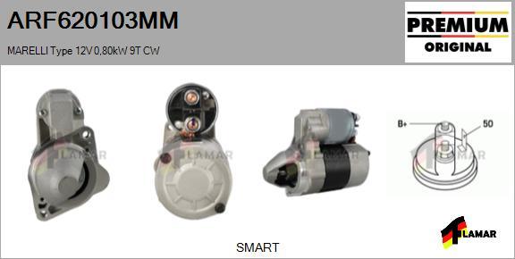 FLAMAR ARF620103MM - Starter autospares.lv