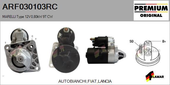 FLAMAR ARF030103RC - Starter autospares.lv