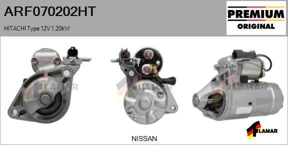 FLAMAR ARF070202HT - Starter autospares.lv