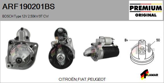 FLAMAR ARF190201BS - Starter autospares.lv