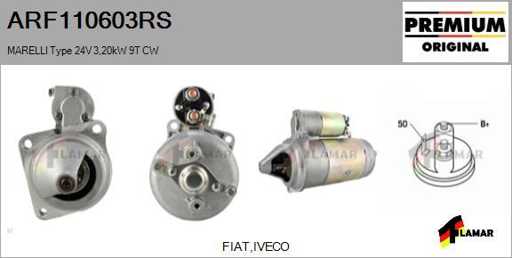 FLAMAR ARF110603RS - Starter autospares.lv