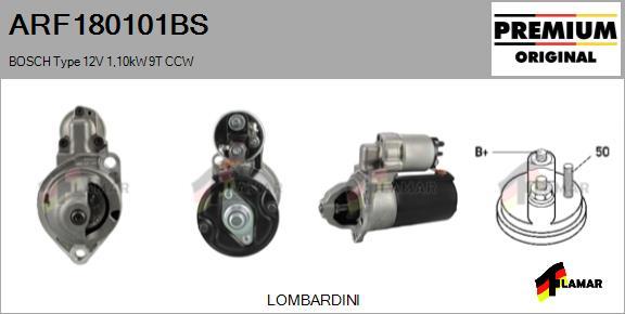 FLAMAR ARF180101BS - Starter autospares.lv