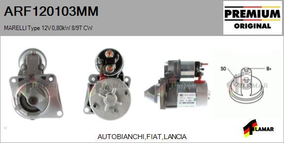 FLAMAR ARF120103MM - Starter autospares.lv