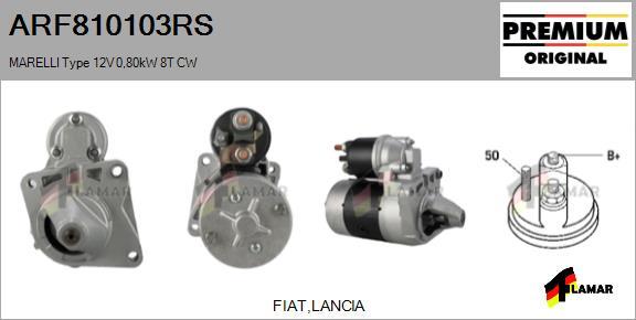 FLAMAR ARF810103RS - Starter autospares.lv