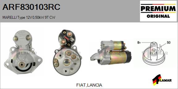 FLAMAR ARF830103RC - Starter autospares.lv