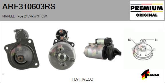 FLAMAR ARF310603RS - Starter autospares.lv