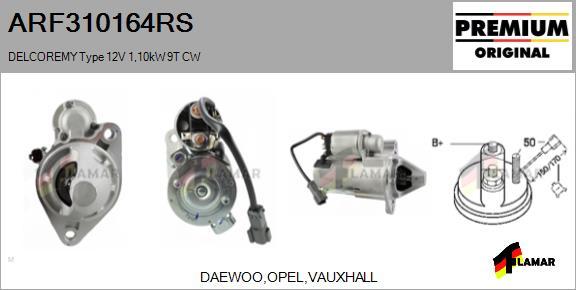 FLAMAR ARF310164RS - Starter autospares.lv