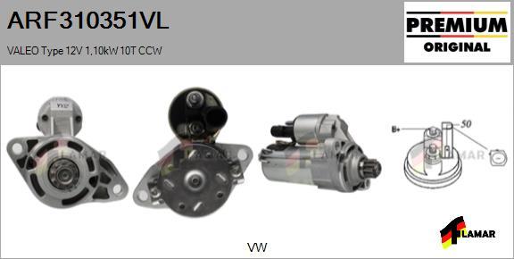 FLAMAR ARF310351VL - Starter autospares.lv