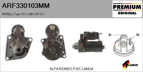 FLAMAR ARF330103MM - Starter autospares.lv