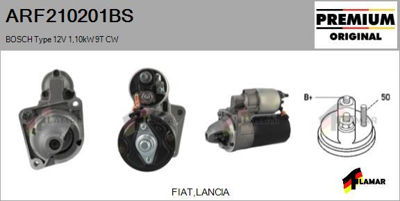 FLAMAR ARF210201BS - Starter autospares.lv