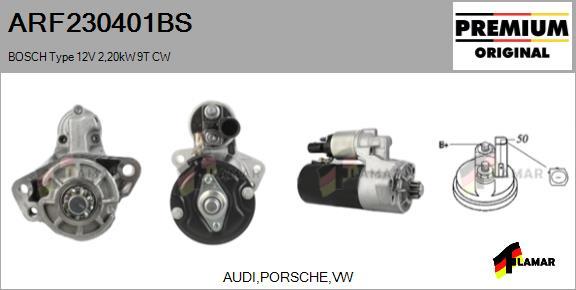 FLAMAR ARF230401BS - Starter autospares.lv