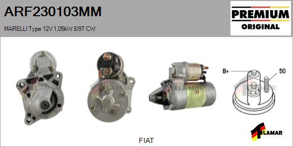 FLAMAR ARF230103MM - Starter autospares.lv