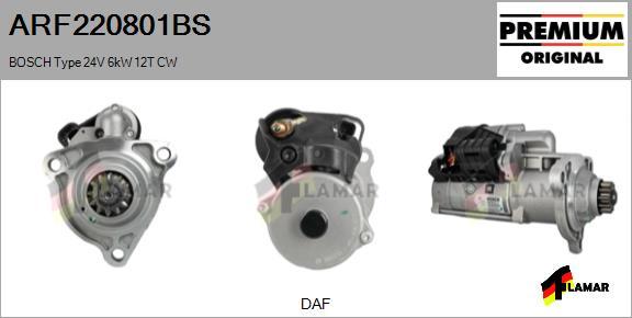 FLAMAR ARF220801BS - Starter autospares.lv