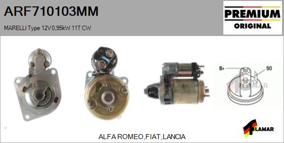 FLAMAR ARF710103MM - Starter autospares.lv