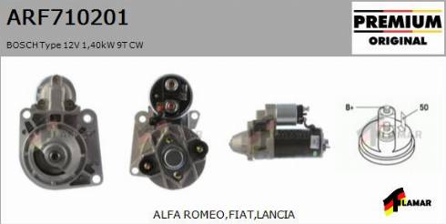 FLAMAR ARF710201
 - Starter autospares.lv