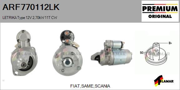 FLAMAR ARF770112LK - Starter autospares.lv