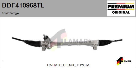 FLAMAR BDF410968TL - Steering Gear autospares.lv