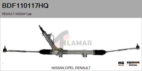 FLAMAR BDF110117HQ - Steering Gear autospares.lv